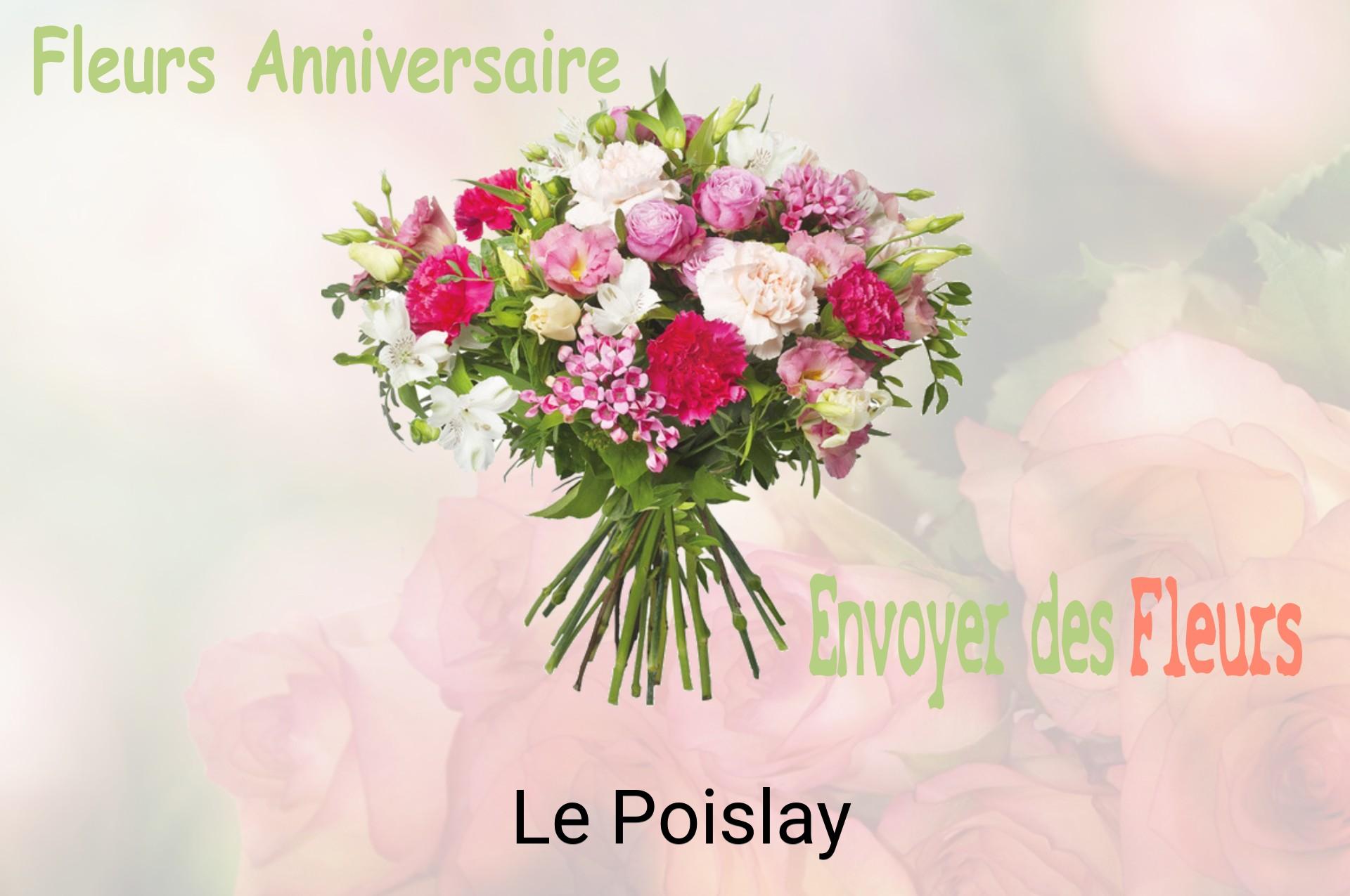 Bouquet de fleurs d’anniversaire livré à Le Poislay