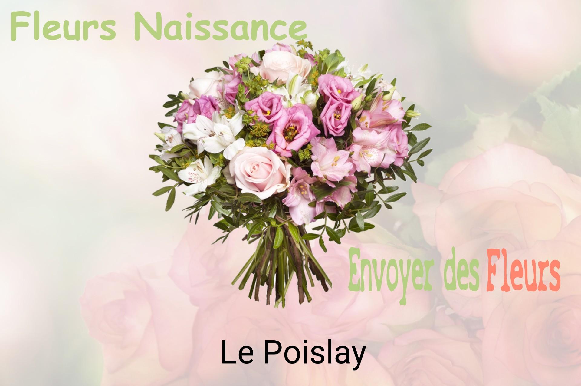 Bouquet de fleurs de naissance livré à Le Poislay
